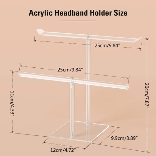 Acrylic scrunchie storage - acrylic,