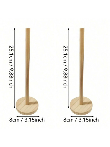 1pc wooden hair accessory - 1pc,