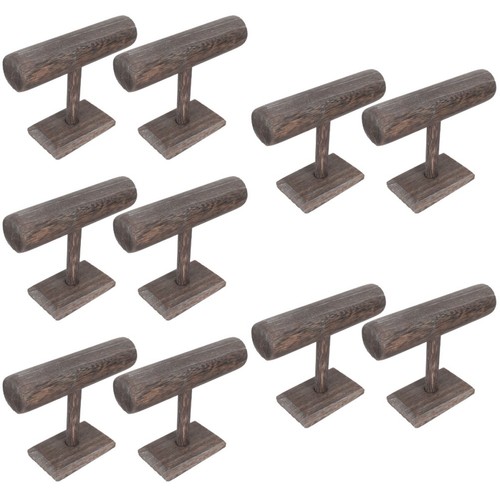 Coffee wooden headband stand - coffee,