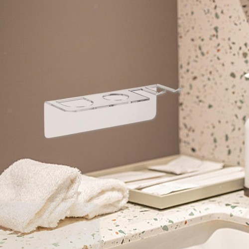 Acrylic hair brush holder - brush,