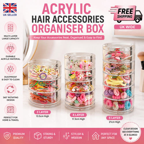 Acrylic hair accessories - acrylic,