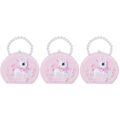 3pcs girls pink jewelry case - girls,