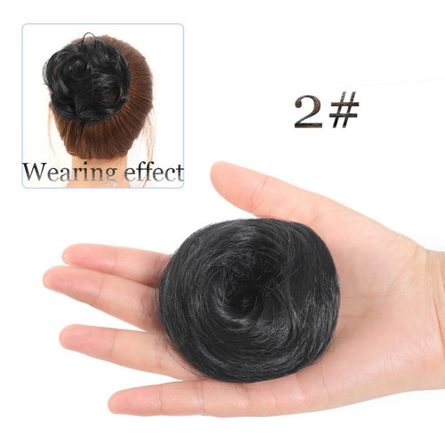 Travel ready donut hairpiece - travel,